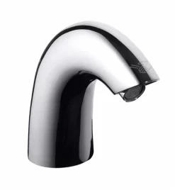 Toto TEL105-D10EM#CP EcoPower Deck-Mounted Low Arc 0.5-GPM Single Hole Bathroom Sink Faucet