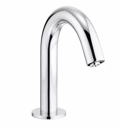 Toto TEL111-D10EM#CP Helix EcoPower Deck-Mounted High Arc 1-GPM Single Hole Bathroom Sink Faucet