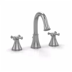 Toto TL220DDH12#CP Vivian Deck-Mounted High Arc 1.2-GPM Widespread Bathroom Sink Faucet