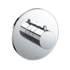 Toto TBV01102U#CP Mini Unit Round Three-Way Diverter Shower Trim With Off