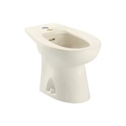 Toto BT500AR#12 Piedmont Vitreous China Floor Mounted Porcelain Bidet Fixture For Single Hole Faucets