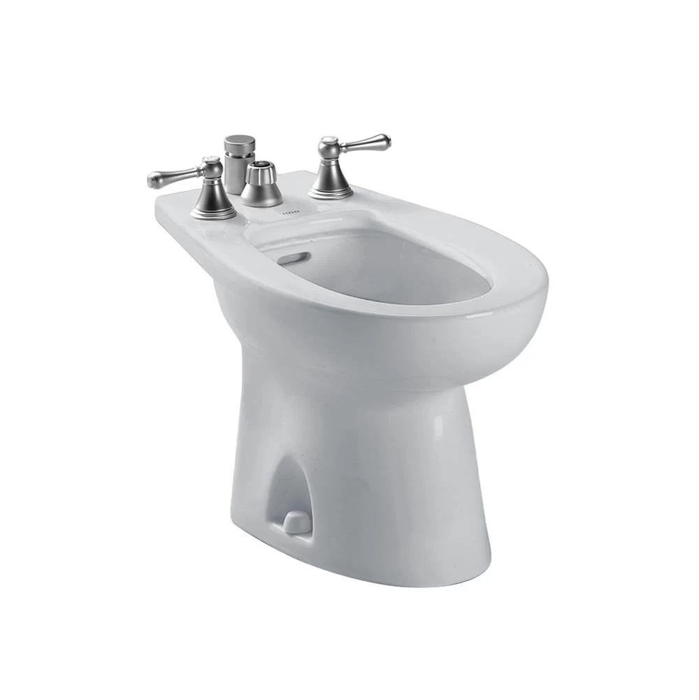 TOTO - BT500B#11 - Toto® Piedmont® Deck Mount Vertical Spray Flushing Rim Bidet, Colonial White 1 TOTO - BT500B#11 - Toto® Piedmont® Deck Mount Vertical Spray Flushing Rim Bidet, Colonial White