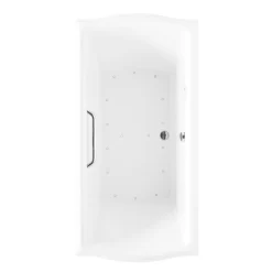 TOTO - ABR781T#01YPN - Acrylic Airbath Clayton 6032 Cotton Pn Grab Bar L Blower